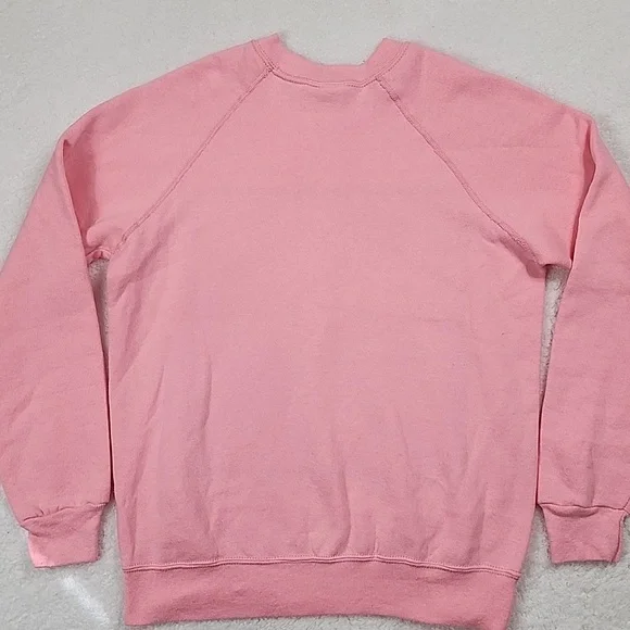 🦜 Vintage Bassett Walker Pink Tropical Parrot Sweatshirt - Picture 5 of 8